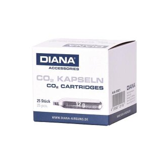 Co2-Kapseln 12gr 25er Pack Diana