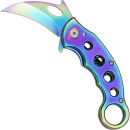 Taschenmesser EH Karambit Rainbow 60mm