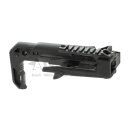 Schulterst&uuml;tze Folding Stock Action Army Schwarz  f&uuml;r AAP01