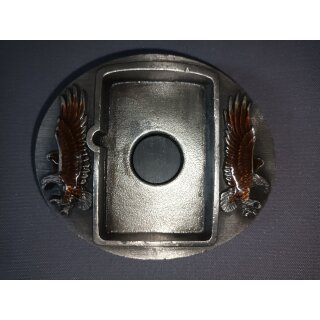 G&uuml;rtelschnalle Adler mit Benzinfeuerzeughalter Siskiyou Buckle