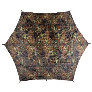 Mehrzweckplane Hexagon Tarp Flecktarn 340x310cm