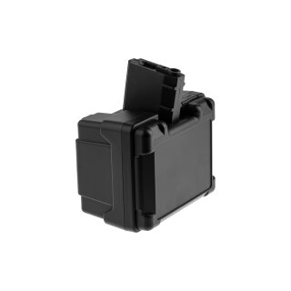 Magazin Golden Eagle Drum Mag f&uuml;r M4/M16 Schwarz 6mmBB 2500Rds 4xAAA