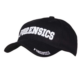 Cap Baseball Forensics Schwarz