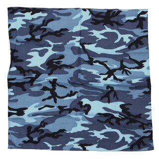 Halstuch Bandana Sky Blue Camouflage