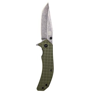 Taschenmesser EH 101Inc Demon Oliv 75mm Stonewashed