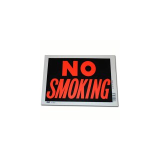 Schild Metall No Smoking 30,5 x 20,5 cm