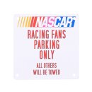 Schild Metall mit Magnet Nascar Racing Fans Parking Only...